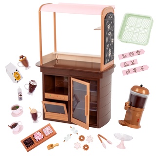 Our Generation -OG HOT CHOCOLATE STAND (BD37964Z) - เซ็ตอุปกรณ์ร้านขายฮอตชอคโกแลตสำหรับตุ๊กตา