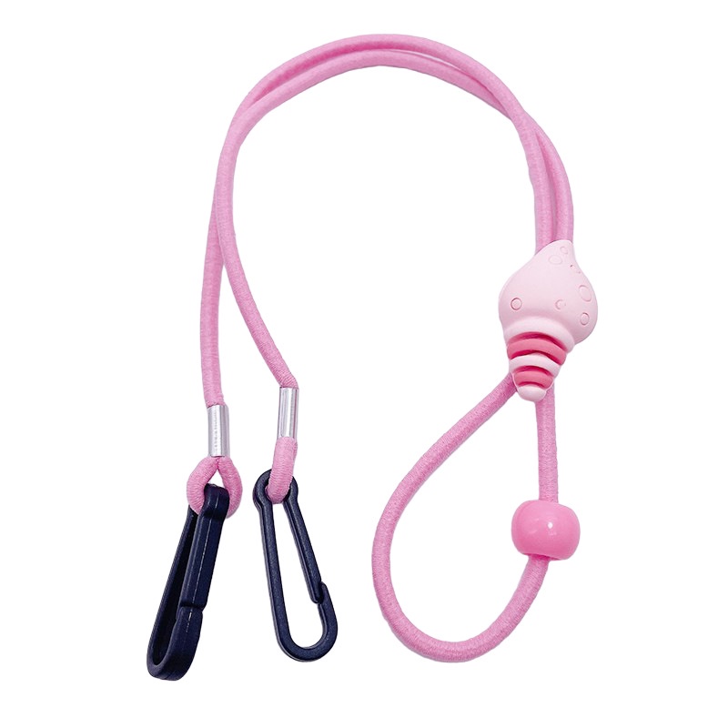 2 IN 1 สายคล้องคอ พร้อมตะขอ ปรับได้ สําหรับหน้ากากอนามัย ฮิญาบ แว่นตา สําหรับเด็ก - รูปที่ 4