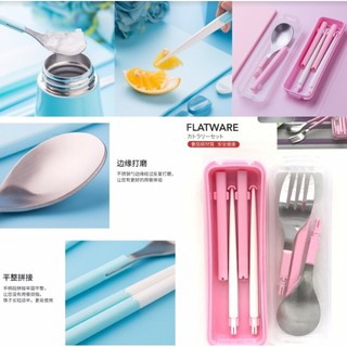 Flatware ชุดช้อนซ้อมตะเกียบพกพา