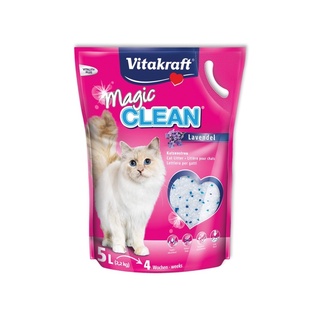 Vitakraft Magic Clean ทรายแมวคริสตัล ไวตาคราฟท์ (ขนาด5ลิตร)