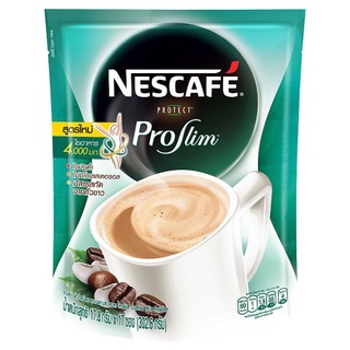 🔥The Best!! เนสกาแฟ โพรเทค โพรสลิม กาแฟปรุงสำเร็จชนิดผง 17.8กรัม x 17 ซอง Nescafé Protect Pro Slim Coffee Mix Powder 17.