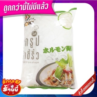 โมคิ บุกรูปผ้าขี้ริ้ว 1000 กรัม Konjac Tripe Shape 1000g