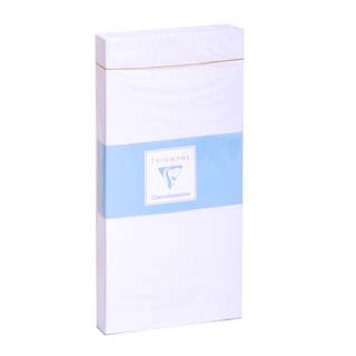 Clairefontine Triomphe ซองจดหมายมีแถบกาวในตัว 110x220mm 90gsm Gummed envelopes pack of 25s 8515C