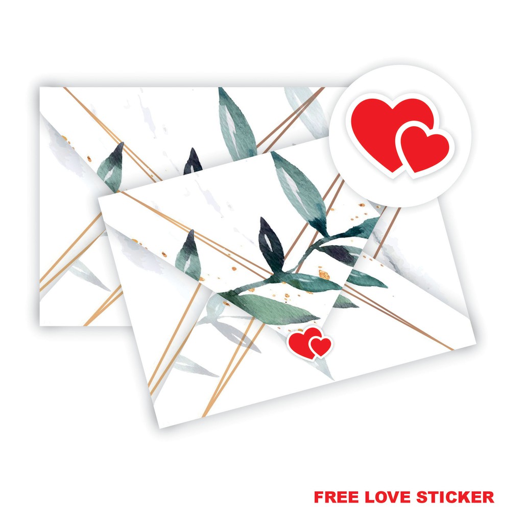 10 ชิ้น A029 ซองการ์ดอวยพร