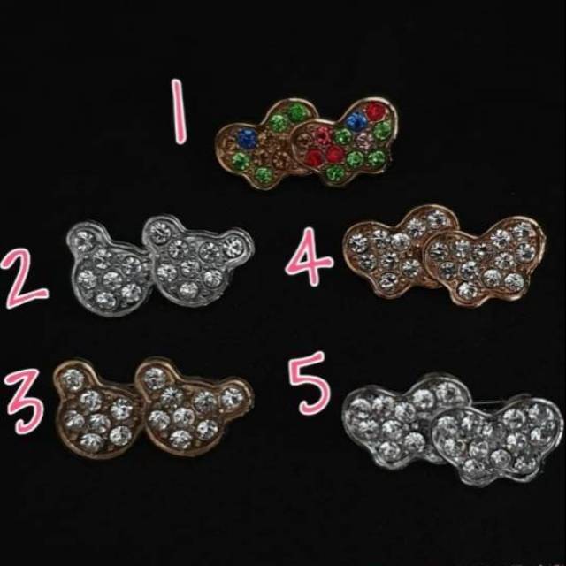 เข็มกลัดคางคลิปฮิญาบหรูหราผีเสื้อจัดส่งฟรี CHAT ADMIN