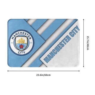 Manchester City Fc พรมเช็ดเท้า กันลื่น ดูดซับน้ํา แห้งเร็ว สําหรับห้องน้ํา ห้องครัว ทางเข้า