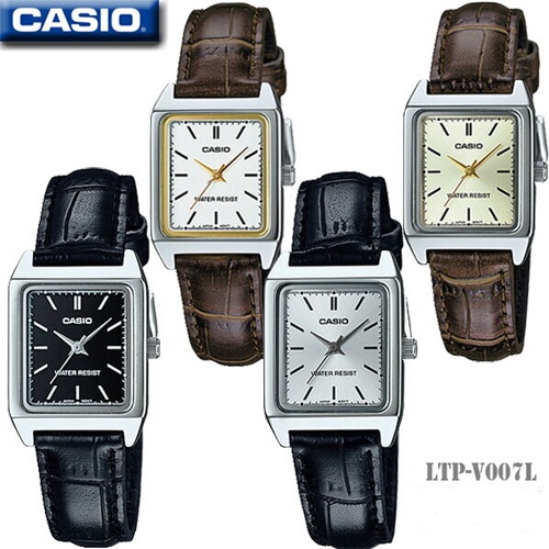 Casio นาฬิกาข้อมือผู้หญิง รุ่น LTP-V007L,LTP-V007L-1E,LTP-V007L-7E1,LTP-V007L-7E2,LTP-V007L-9E