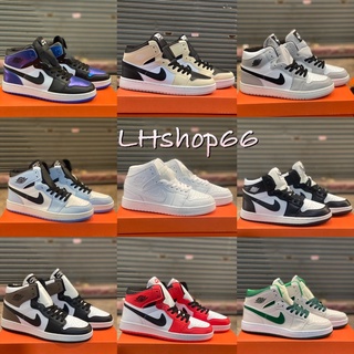 🌷รองเท้าผ้าใบ N Air Jordon 1 Mid shoe รองเท้าผ้าใบ รองเท้าของผู้ชาย #3