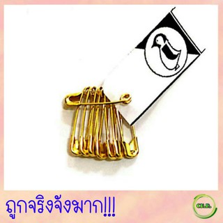 เข็มกลัดซ่อนปลาย เบอร์ 000 ทอง 576 ตัว