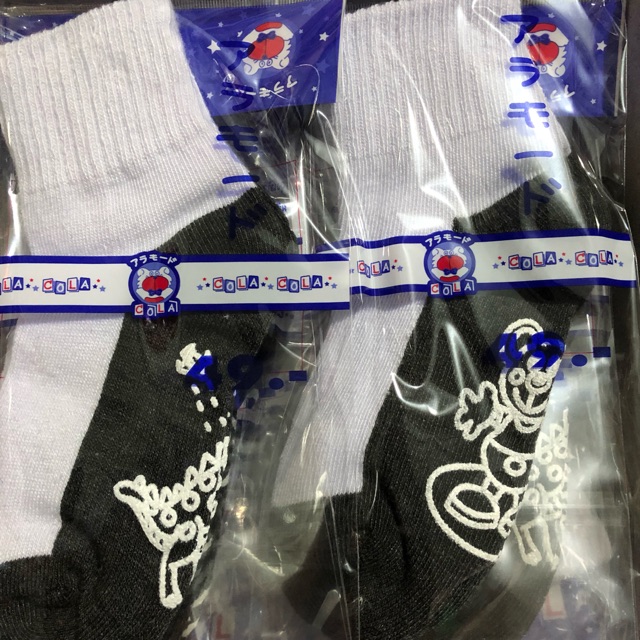 ถุงเท้าขาว-เทา กันลื่น COLA ราคายกโหล เนื้อนุ่ม ใส่สบายเท้า