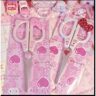 กรรไกรใหญ่ลายคิตตี้มีมา2สีชมพู&amp;ขาวจ้า