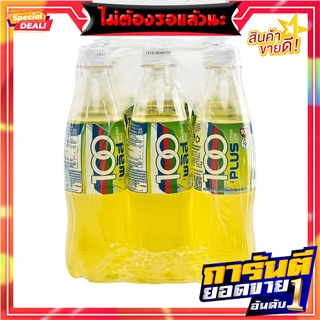 100 พลัส เครื่องดื่มเกลือแร่อัดลม กลิ่นเลมอนไลม์ 370 มล. แพ็ค 12 ขวด 100 Plus Soft Drink Lemon Lime 370 ml x 12 Bottles