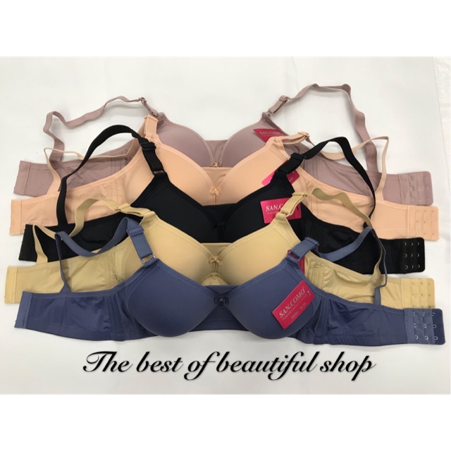 [พร้อมส่ง] เสื้อในไม่มีโครงไซร์ใหญ่ Size:36/80-38/85-40/90-42/95-44/100