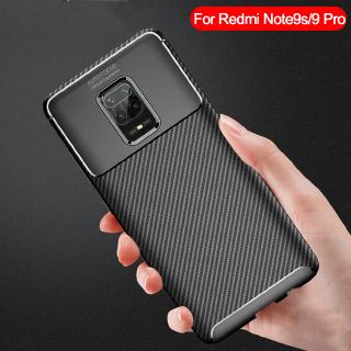เคสโทรศัพท์คาร์บอนไฟเบอร์สไตล์หรูหรา xiaomi redmi note 9s note 9 pro
