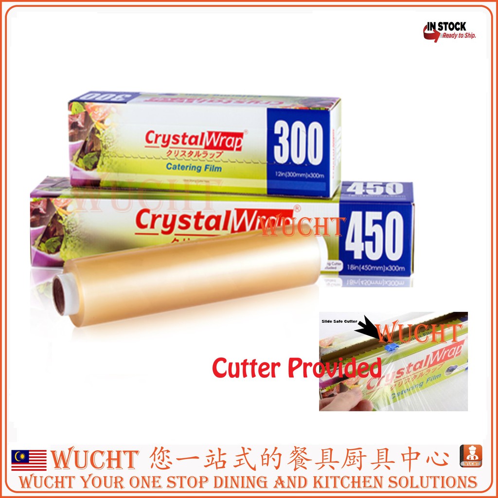 WUCHTCrystal Wrap 6 ม้วน x 450 มม. x 300 ม. CRYSTAL WRAP CRYSTALWRAP ฟิล์มจัดเลี้ยงฟิล์มยึดในเครื่อง