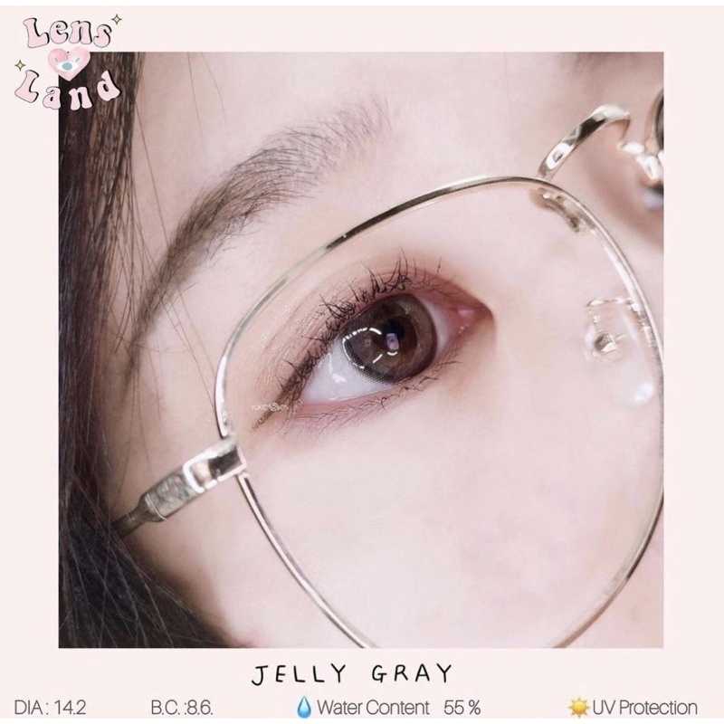 คอนแทคเลนส์ รุ่น jelly gray bylensland