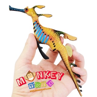 Monkey Toys - โมเดลสัตว์ มังกรทะเล เหลือง ขนาด 19.00 CM (จากหาดใหญ่)