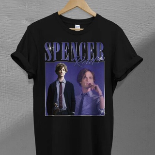 GILDAN เสื้อยืด พิมพ์ลาย Spencer Reid Criminal Minds TV Series สไตล์วินเทจ สําหรับผู้ชาย