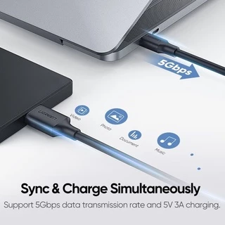 UGREEN สาย USB C to Micro-B USB 3.0 Data Charging Cable 5Gbps 20103 ความยาว 1 เมตร รุ่น 20103