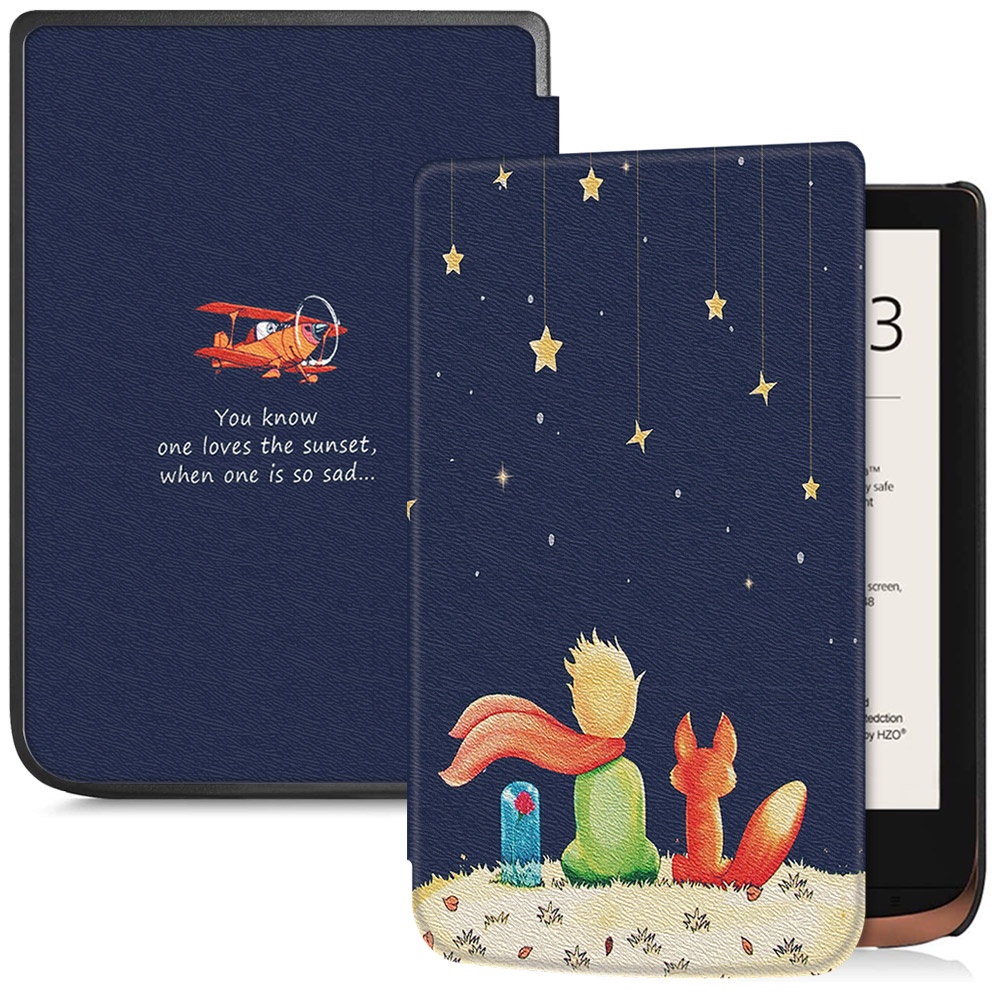 Case for Pocketbook Touch Lux 4(PB627)/Pocketbook Touch Lux 5(PB628) eReader - Lightweight Slim Protective Cover with Sl