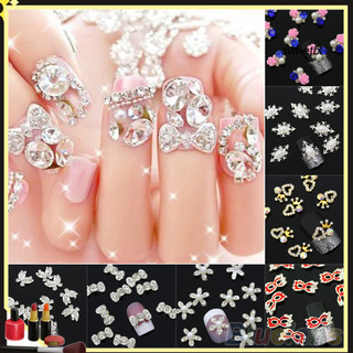 Swen_Sweetbl กลิตเตอร์ Rhinestone สําหรับตกแต่งเล็บ 10 ชิ้น