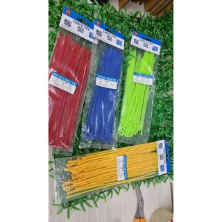 สายรัด เคเบิ้ลไทร์ ขนาด 2.7 x 250mm 70 ชิ้น Cable Ties พร้อมที่ล๊อคสายในตัว