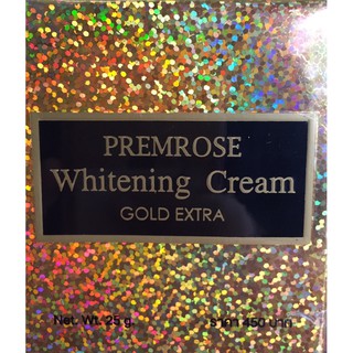 #พรีมโรสโกลด์เอ็กซ์ตร้า Premrose whitening cream gold extra ( 1 กล่อง ปริมาณ 25 กรัม )