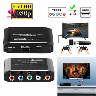 Cod อะแดปเตอร์แปลงสัญญาณเสียงวิดีโอ 5 RCA เป็น HDMI HDTV
