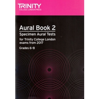 หนังสือเปียโน Trinity Aural Tests Book 2 Grades 6-8 2017 + Cd