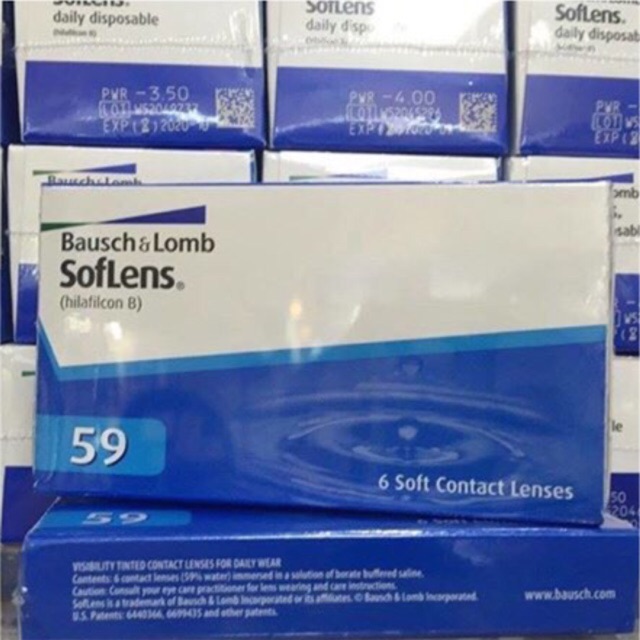 🌈ฟรี EMSคอนแทคเลนส์ BAUSCH&LOMB SofLens 1 Month