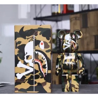 Bearbrick Be@rbrick Kubrick 400% Bape A Bathing Ape x MMJ Mastermind J(high quality)