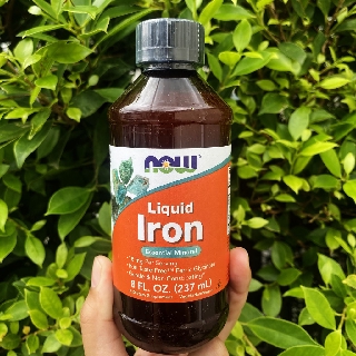 ธาตุเหล็ก Liquid Iron 18 mg 237 ml (Now Foods®)