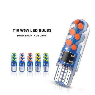 หลอดไฟอ่านหนังสือ W5W T10 Led 168 194 COB Chips W5W 12V สําหรับติดตกแต่งภายในรถยนต์ 2 ชิ้น