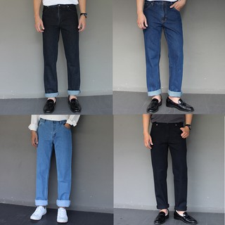 ใส่โค้ด GDZSEP1 ลด 15% Golden Zebra Jeans กางเกงยีนส์ชายกระบอกใหญ่ถูกและฮอตที่สุดไซส์เล็กไซส์ใหญ่(28-44นิ้ว)