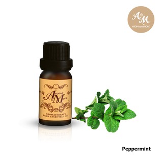 Aroma&amp;More Peppermint  Essential oil น้ำมันหอมระเหยสะระแหน่(เปปเปอร์มินต์)India 10/30ML