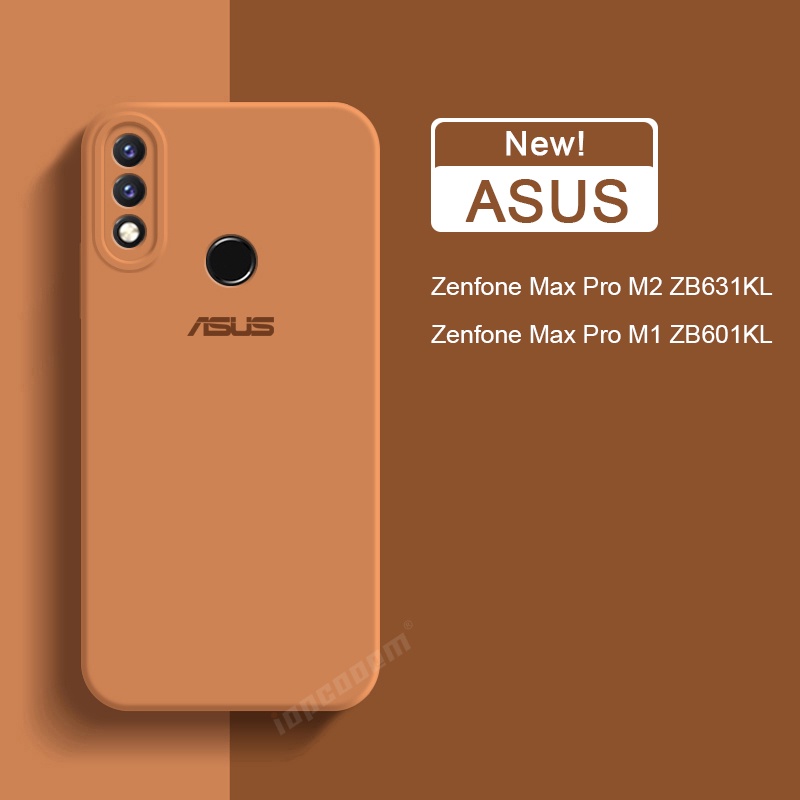 เคสโทรศัพท์มือถือ ซิลิโคนนิ่ม กันกระแทก สีพื้น สําหรับ ASUS Zenfone Max Pro M1 ZB601KL ZB602KL M2 ZB631KL Live L1 L2 X01BDA ZA550KL ZA551KL