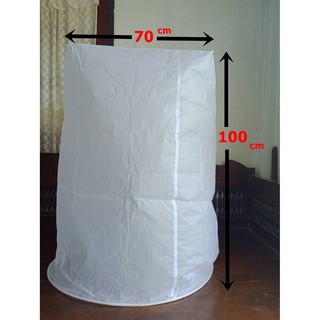 10 ลูก โคมลอยราคาถูก ขนาด 70x100 cm สีขาว มีไส้โคมครบชุด (โคมลอย แม่จันทร์สม )