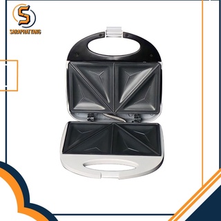 เครื่องทำแซนวิช Sandwich Maker มีให้เลือก2สี สามารภทำได้4ชิ้นต่อ1ครั้ง