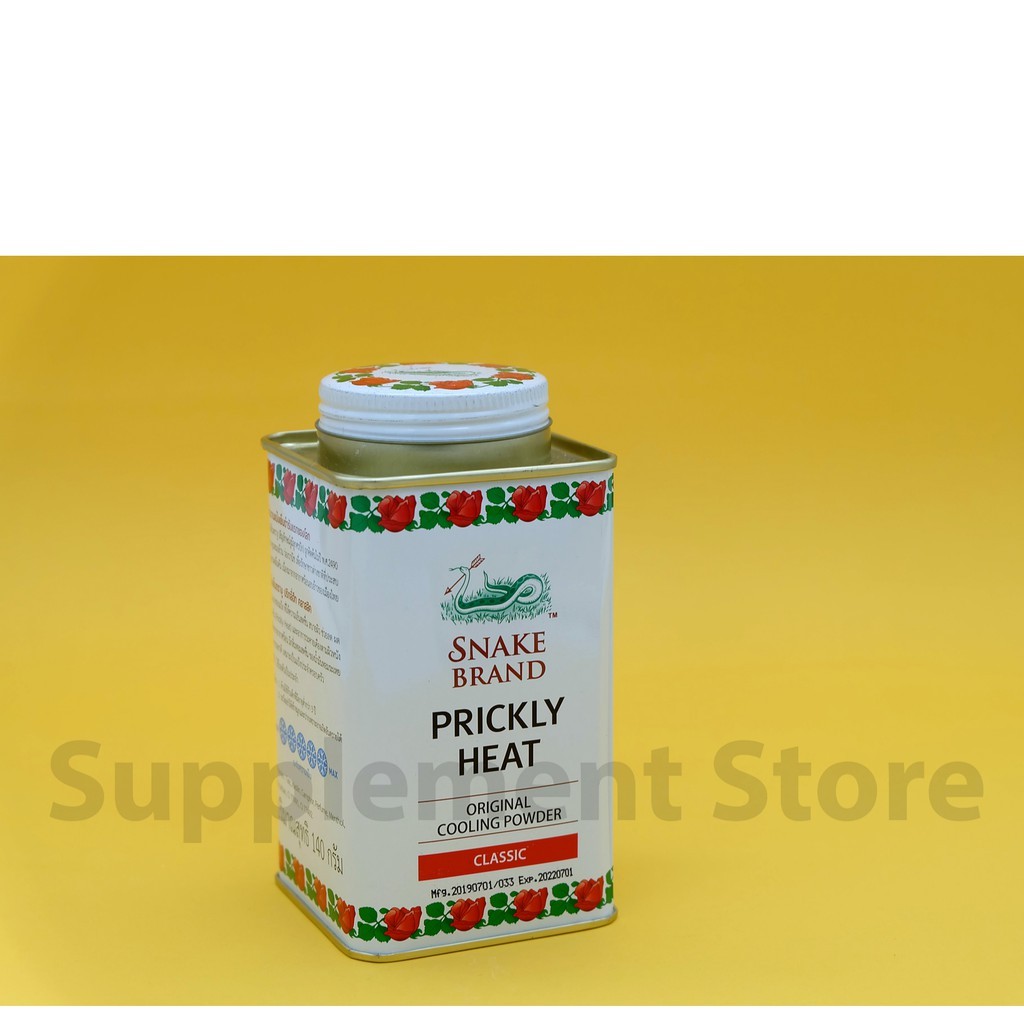 แป้งเย็นตรางู 140 กรัม SNAKE BRAND COOLING POWDER 140 g.
