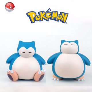 กระปุกออมสิน รูปการ์ตูนโปเกม่อน Snorlax ขนาดเล็ก 14-16 ซม. ของขวัญ สําหรับเด็ก