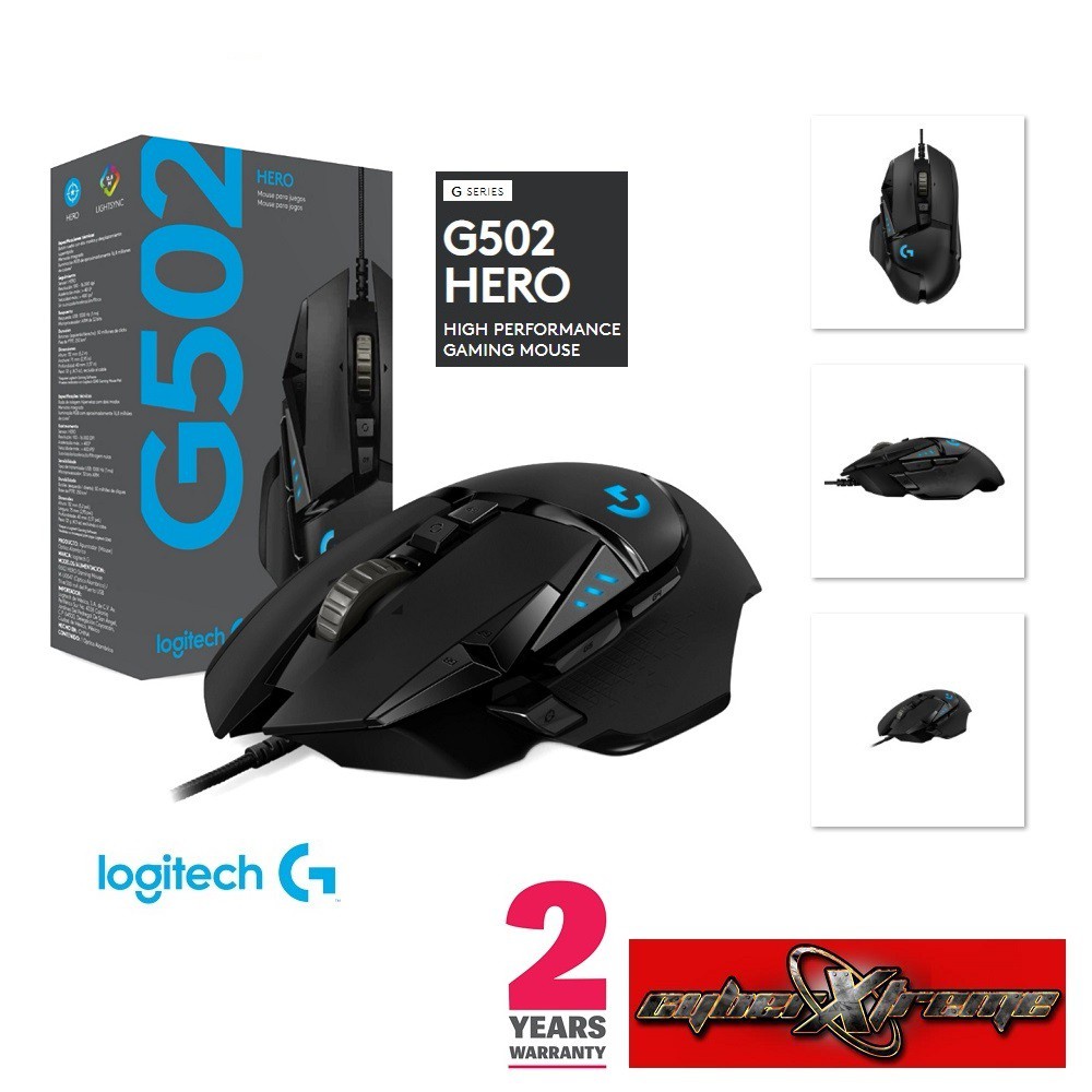 Logitech G502 Hero High Performance Gaming Mouse ของแท้ เม้าส์เกมมิ่ง ...