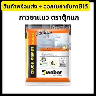 ยาแนวกันเชื้อรา ปูนกาว กาวยาแนว ป้องกันราดำ ตราตุ๊กแก เวเบอร์ คัลเลอร์ พาวเวอร์ ขนาด 1 Kg Weber