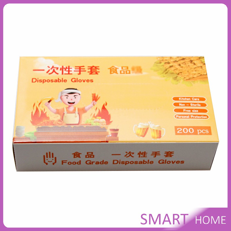 ถุงมือพลาสติก ถุงมือแบบใส  แบบใช้ครั้งเดียวทิ้ง PE disposable gloves ราคา ถูกที่สุด ดีลบีเคเค แกลเลอรีภาพที่ 5