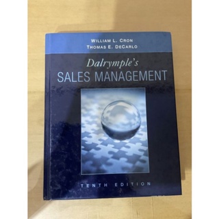 Dalrymples Sales Management: Concepts and Cases, 10th Edition by Cron (Wiley Textbook)