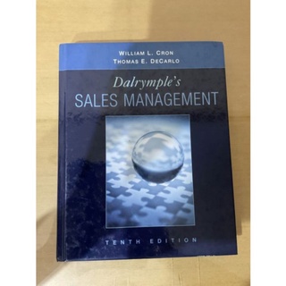 Dalrymples Sales Management: Concepts and Cases, 10th Edition by Cron (Wiley Textbook)