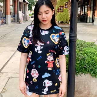 เสื้อยืด &amp; เดรสลายsnoopy