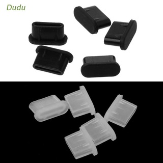 Dudu 5 ชิ้น Type-C พอร์ตซิลิโคนปลั๊กชาร์จ Usb สําหรับ Samsung Huawei