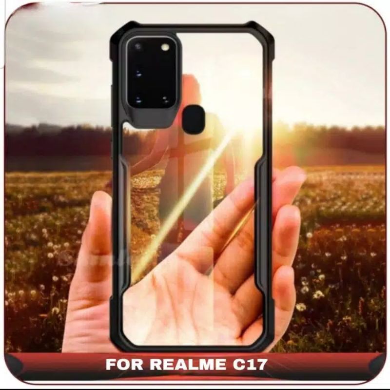 CASE REALME C17/7/7i/7 PRO/NARZ0/NARZO 20 HARDCASE SHOCKPROOF TRANSPARENT ARMOR