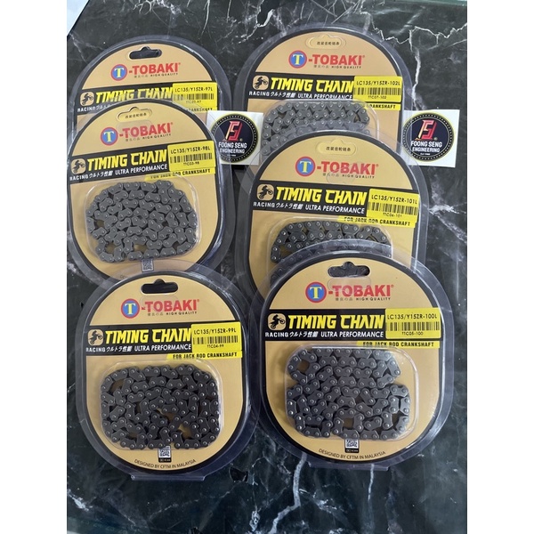 TOBAKI TIMING CHAIN RACING LC 4S 5S LC135 / Y15 97L 98L 99L 100L 101L 102L 103L 104L
