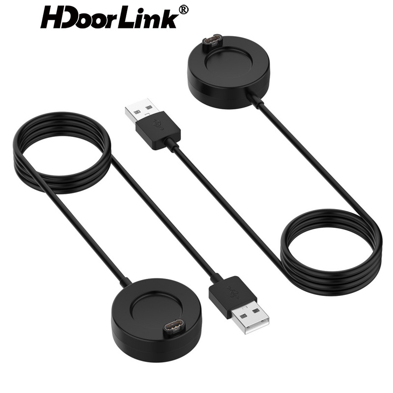 Hdoorlink อะแดปเตอร์สายชาร์จ USB 1 เมตร สําหรับ Garmin Fenix 5 5S 5X Plus 6 6S 6X Venu Vivoactive 4 3 945 245 45 Quatix 5 Sapphire